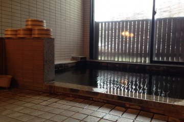 Getting ready to have a nice bath