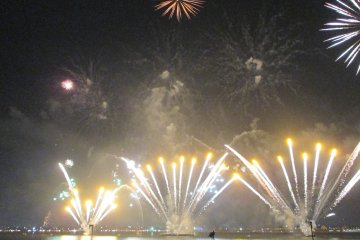 Fukuyama's Ashida&nbsp;River fireworks