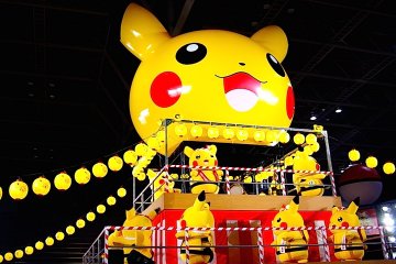 Pikachu Going Viral in Yokohama