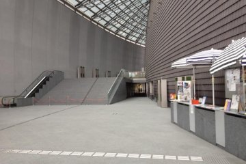 Stairway and ticket windows