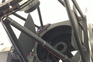 <p>A glimpse of the lens as the machine revolved around the room.</p>