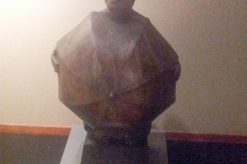 <p>A sculpture based on one of his drawings</p>