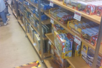 <p>You finish in the gift shop</p>