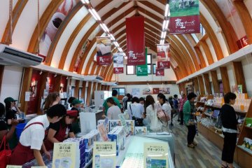 <p>Inside the Cheese Cabin</p>