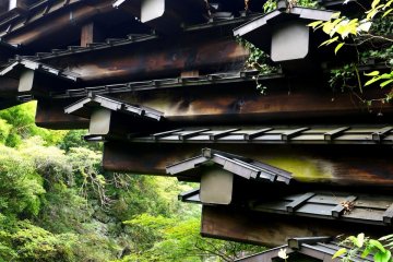 <p>Tiles protect the beams and give the bridge an almost fairy tale appearance</p>