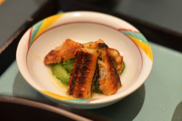 <p>Uzaku (unagi salad)</p>