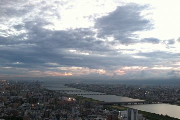 <p>Twilight at Umeda Sky Building</p>
