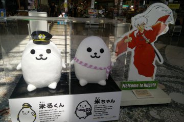 <p>Rice mascots</p>