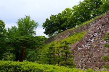 <p>The walls serve as a reminder of the castle that once stood on the site</p>