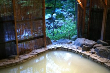 <p>To be called an onsen, the water must be from a natural volcanic source and naturally heated, or more often it is cooled to a safe temperature to sit in</p>