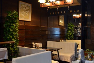 <p>Interior of Coffee Don</p>