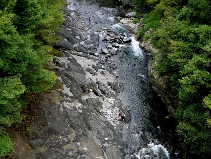 <p>Fishing in the Katsura River</p>