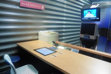 <p>Children can have their first experience as a newscaster here</p>