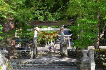 <p>Entrance to&nbsp;Doburoku Matsuri Festival Hall whereby one can learn about the Doburoku Matsuri Festival and get a free taste of doburoku sake.</p>