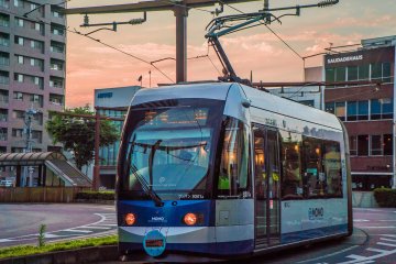 Okayama Street Car, Okayama City, Okayama Prefecture