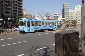 Okayama Street Car, Okayama City, Okayama Prefecture