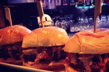 <p>Home made Pulled Pork Sliders &nbsp;</p>