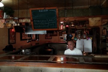 <p>Inside side bar counter, and kitchen view</p>