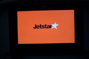 <p>The Jetstar 787 Dreamliner's&nbsp;seat back entertainment system</p>