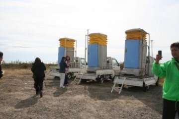 <p>The event is well organized with volunteers and also necessary toilets!</p>