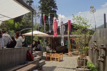 The footbath is free. Basically they are at shared tables, so might have a chance to make some friends!
