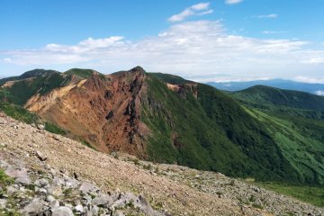 <p>View from top of Chausu-dake</p>