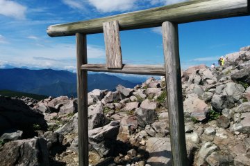 <p>Summit of Chausu-dake</p>