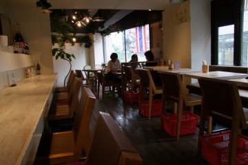<p>A comfortable, modern interior</p>