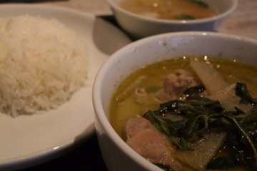 <p>Green curry at Gapao Shokudo</p>