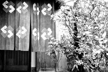 <p>Entrance to a beautiful little shop in the Arashiyama section of Kyoto</p>