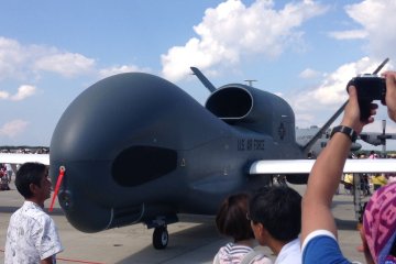 <p>Stealth un-manned jet</p>