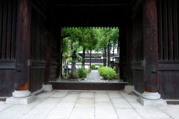 <p>View through the small gate</p>