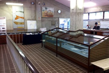 Inside the little museum