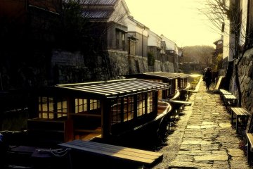 Omi-Hachiman Canal in Winter