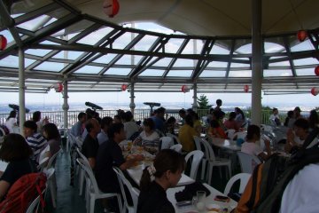 <p>Dining on the top of the world &nbsp;</p>