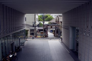 <p>The big city has built up around Ohatsu&nbsp;Tenjin over decades</p>