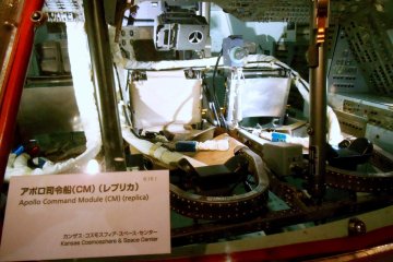 <p>Replica of Apollo Command Module</p>