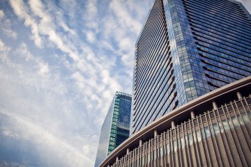 <p>The shear glass of this tower makes for an architectural wonder, as cloud patterns are reflected majestically on the tower's surface</p>