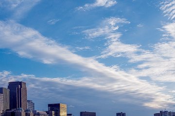 <p>Panorama of Osaka skyline viewed from Osaka Station City</p>