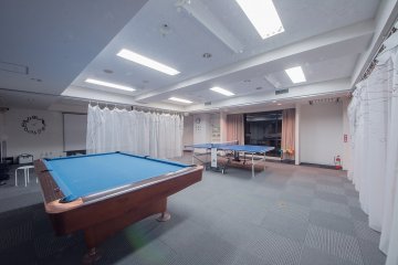 <p>Fancy a game of pool or table tennis? Challenge your friends and see who is the master.</p>