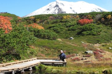 Asahidakeในวันฟ้าใส
