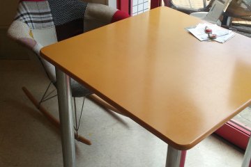 <p>The eclectic mix of chairs is fun</p>