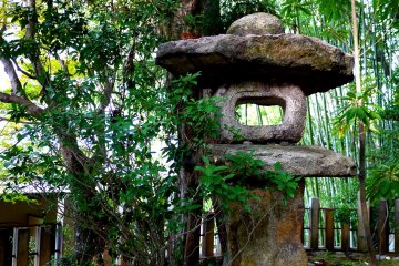 <p>I like this rough style of stone lantern</p>