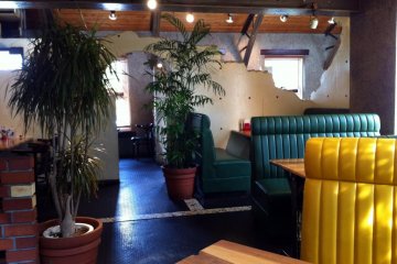 The comfortable interior