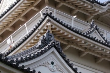 The castle, a replica, is nonetheless beautifully constructed.
