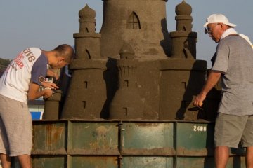 Artists at work