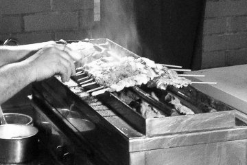 The charcoal grill