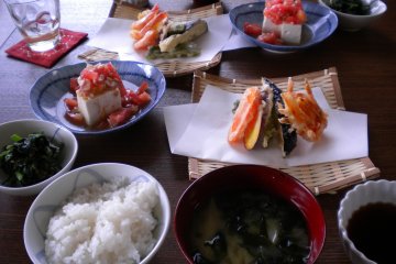 <p>The meal in all its delicious glory.</p>