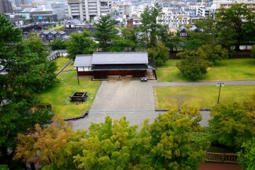 <p>Looking down on Maizuru-jo Park.</p>