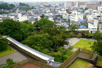 <p>I felt strange standing among the ruins of a hilltop castle and looking over a normal modern city</p>